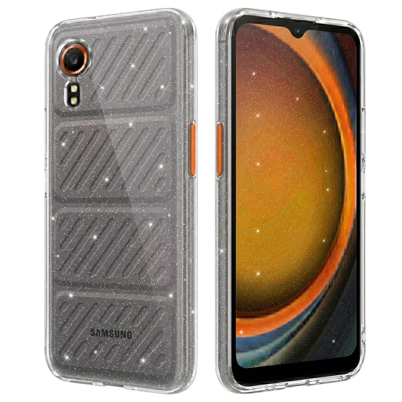 Husa pentru Samsung Galaxy Xcover7 - Techsuit SparkleSkin Series - Clear