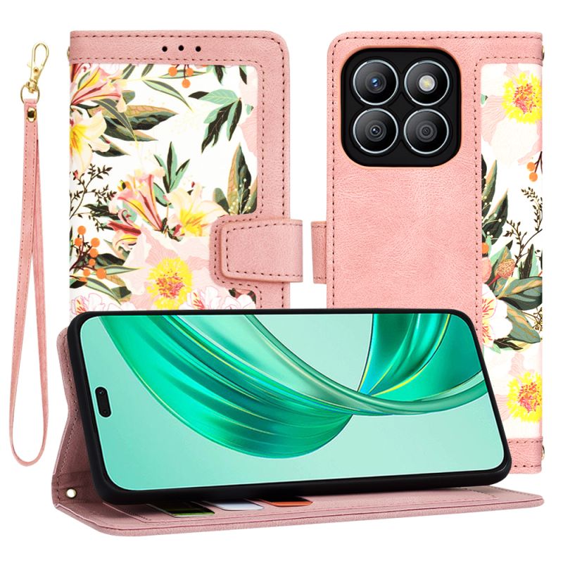 Husa pentru Honor X8b - Techsuit FlipCraft - Sweetheart Pink
