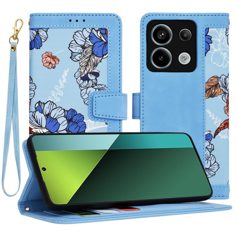 Husa pentru Xiaomi Redmi Note 13 Pro 5G / Poco X6 - Techsuit FlipCraft - Vibrant Blue
