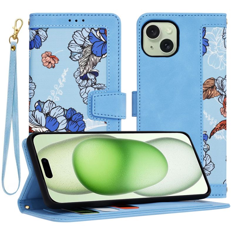 Husa pentru iPhone 15 Plus - Techsuit FlipCraft - Vibrant Blue