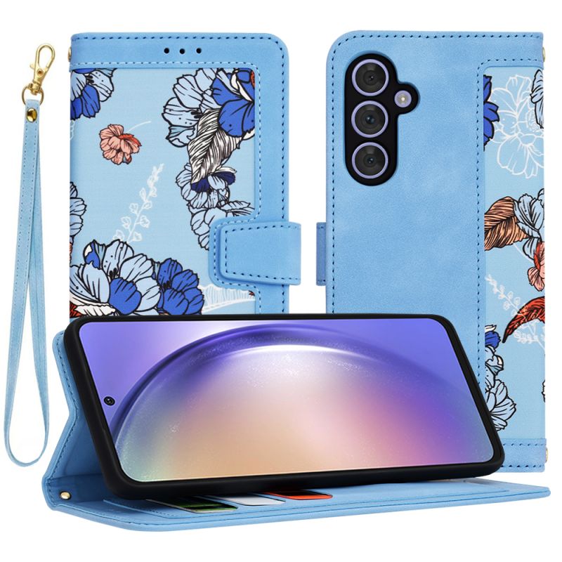 Husa pentru Samsung Galaxy A54 - Techsuit FlipCraft - Vibrant Blue