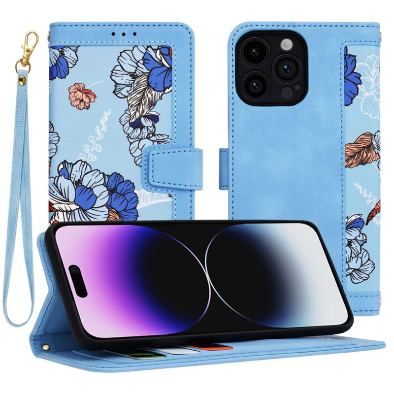Husa pentru iPhone 14 Pro Max - Techsuit FlipCraft - Vibrant Blue
