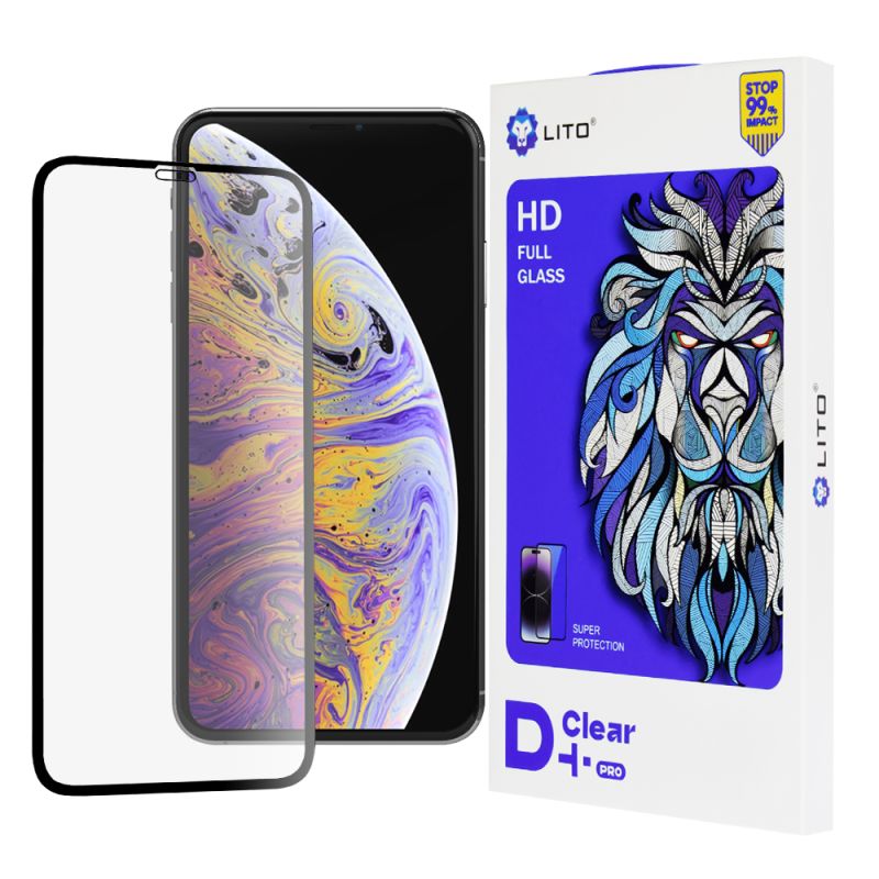 Folie pentru iPhone XS Max / iPhone 11 Pro Max - Lito D+ Pro Clear - Black