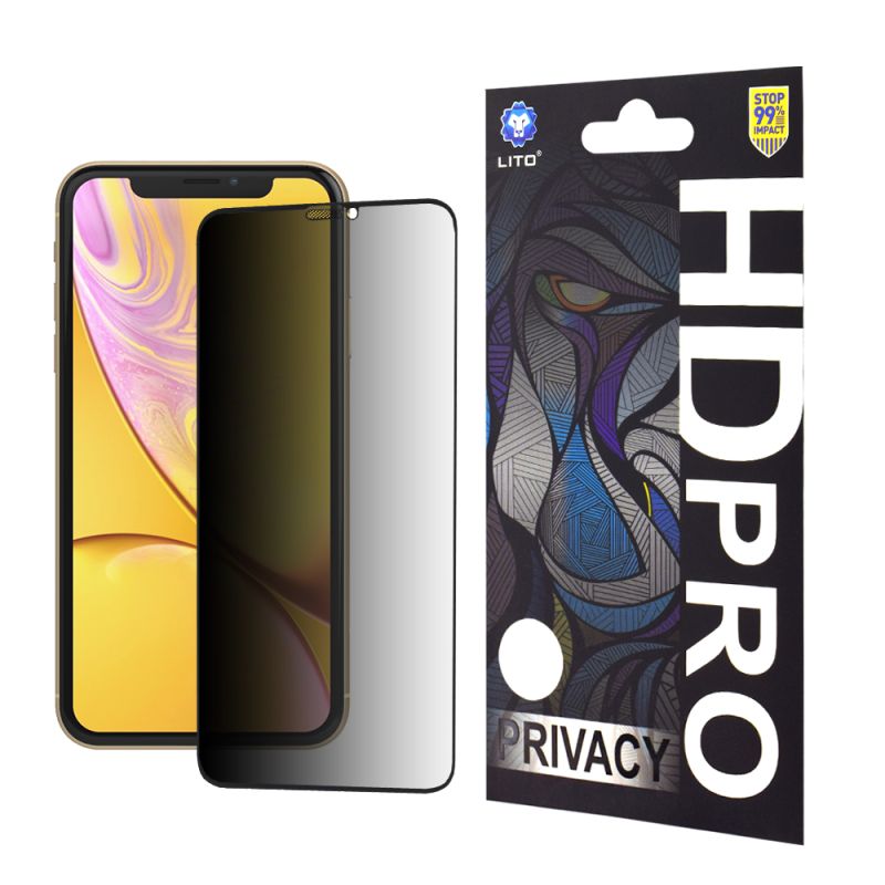 Folie pentru iPhone XR / iPhone 11 - Lito HD Pro Privacy - Black