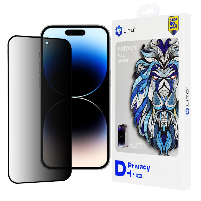 Folie pentru iPhone 14 Pro - Lito D+ Pro Privacy - Black