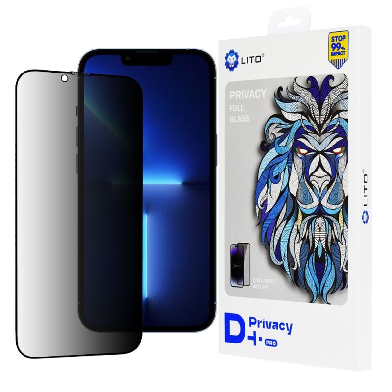 Folie pentru iPhone 13 Pro Max / iPhone 14 Plus - Lito D+ Pro Privacy - Black