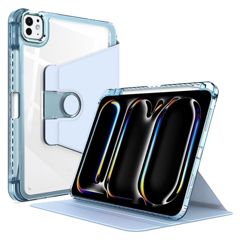 Husa pentru iPad Pro 11 (2024) / iPad Pro 11 (2025) - Techsuit Crystal Vision - Bleu