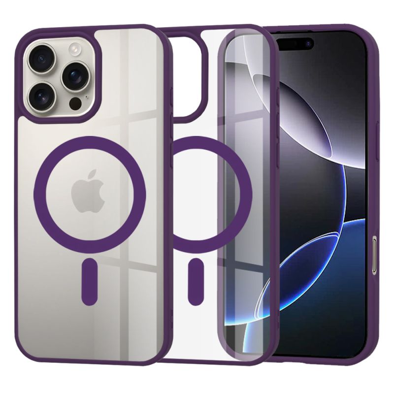 Husa pentru iPhone 16 Pro Max - Techsuit MagSafe Pro - Purple