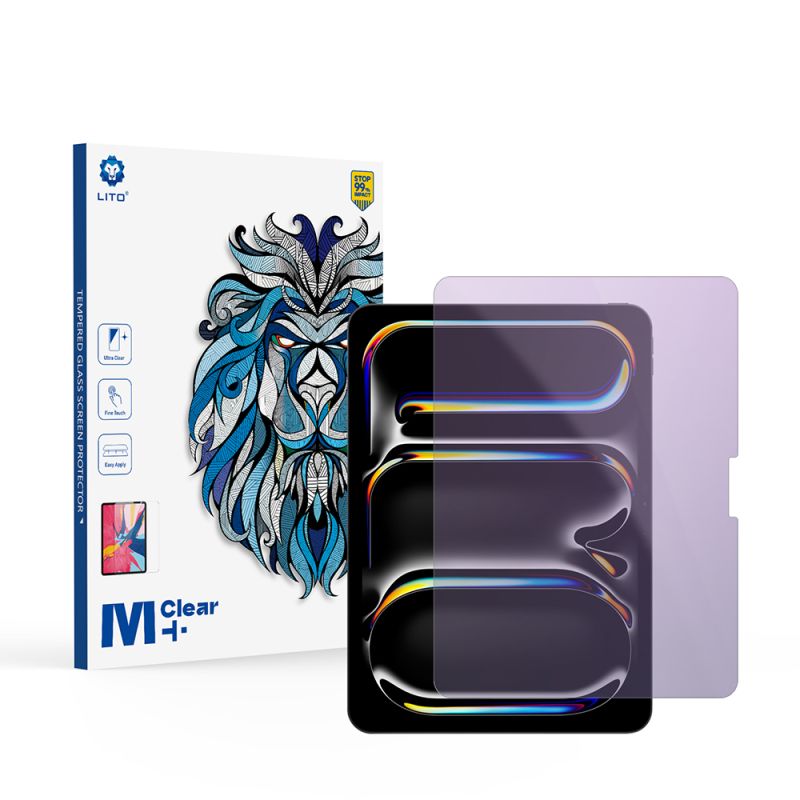 Folie pentru iPad Pro 11 (2024) / iPad Pro 11 (2025) - Lito 2.5D Classic Glass Anti-Blue Light - Clear