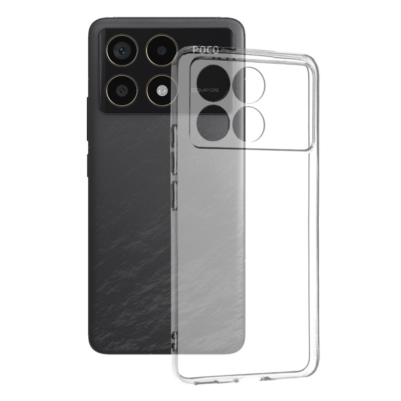 Husa pentru Xiaomi Poco F6 Pro - Techsuit Clear Silicone - Transparent