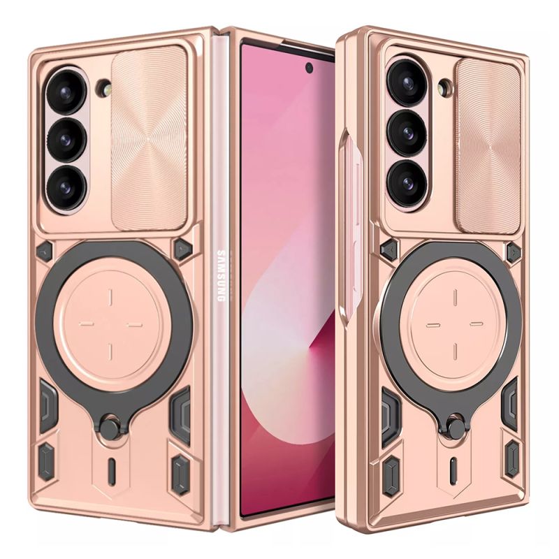 Husa pentru Samsung Galaxy Z Fold6 - Techsuit CamGuard Pro - Rose Gold
