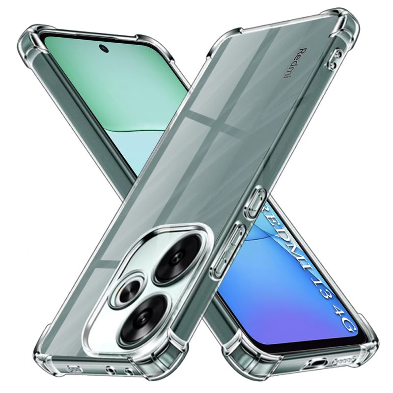 Husa pentru Xiaomi Redmi 13 / Poco M6 4G - Techsuit Shockproof Clear Silicone - Clear