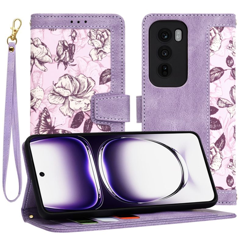 Husa pentru Oppo Reno12 - Techsuit FlipCraft - Mysterious Purple