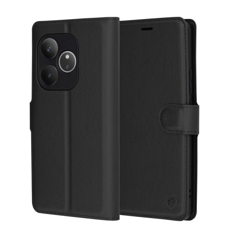 Husa pentru Realme GT 6 / GT 6T - Techsuit Leather Folio - Black