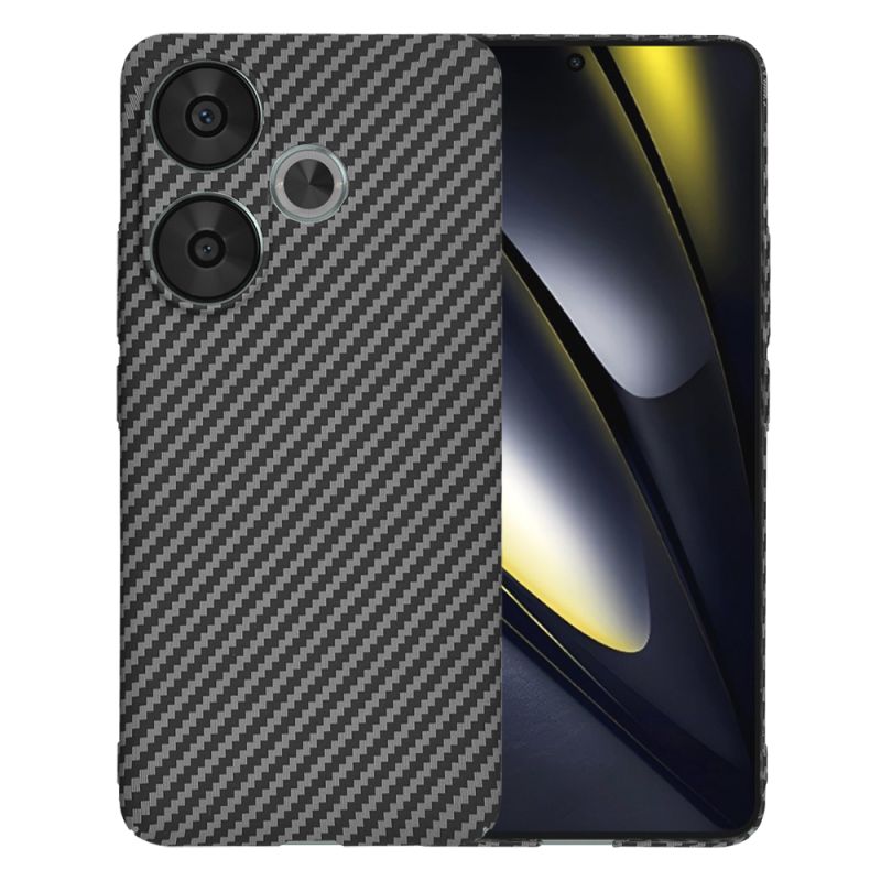 Husa pentru Xiaomi Poco F6 - Techsuit Carbonite FiberShell - Black