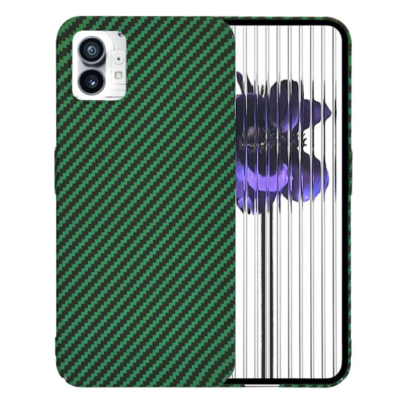 Husa pentru Nothing Phone (1) - Techsuit Carbonite FiberShell - Green