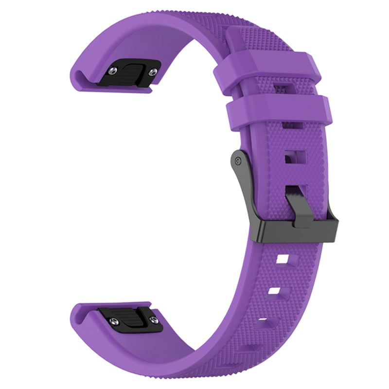 Curea pentru Garmin Fenix 3/3 HR/5X/5X Plus/6X/6X Pro/7X/7X Pro Solar/9/9 Pro/9 Pro Solar - Techsuit Watchband QuickFit 26mm (W058) - Purple