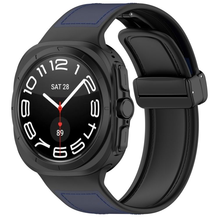 Curea pentru Samsung Galaxy Watch Ultra 47mm / Watch Ultra 2 - Techsuit Watchband (W056) - Navy Blue
