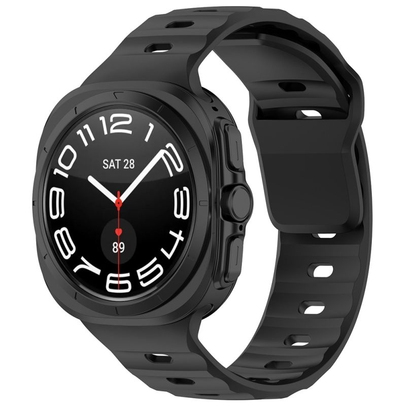 Curea pentru Samsung Galaxy Watch Ultra 47mm / Watch Ultra 2 - Techsuit Watchband (W055) - Black