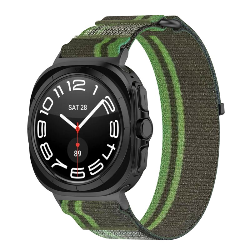 Curea pentru Samsung Galaxy Watch Ultra 47mm / Watch Ultra 2 - Techsuit Watchband (W054) - Dark Green / Gray