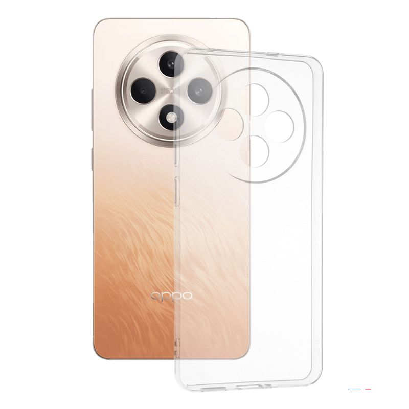 Husa pentru Oppo Reno12 F 4G / Reno12 F 5G / Reno12 FS 4G / Reno12 FS 5G - Techsuit Clear Silicone - Transparent