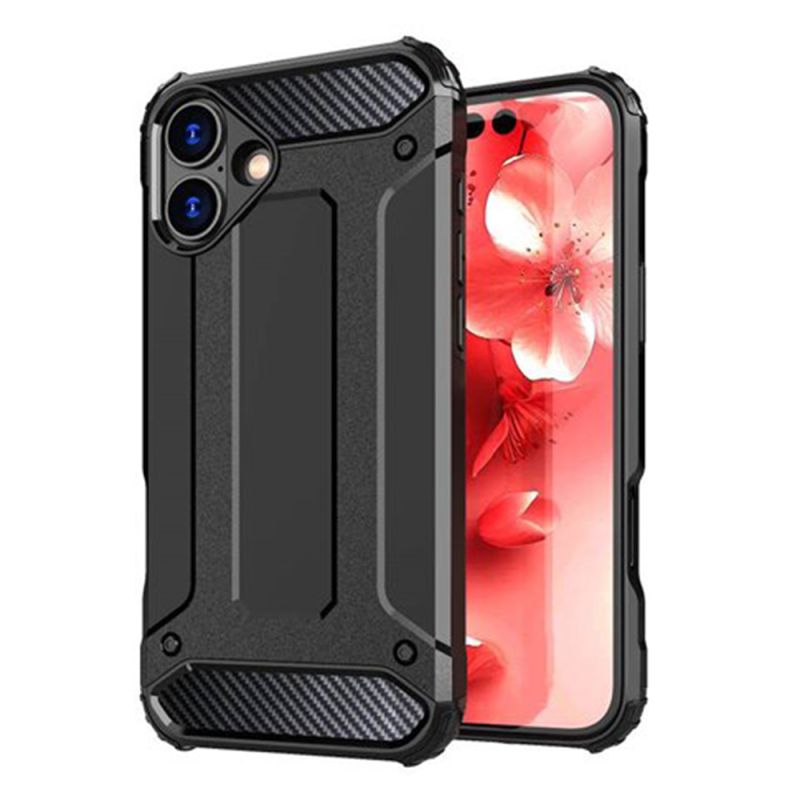 Husa pentru iPhone 16 Plus - Techsuit Hybrid Armor - Black