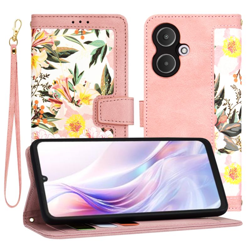 Husa pentru Xiaomi Redmi 13C 5G - Techsuit FlipCraft - Sweetheart Pink