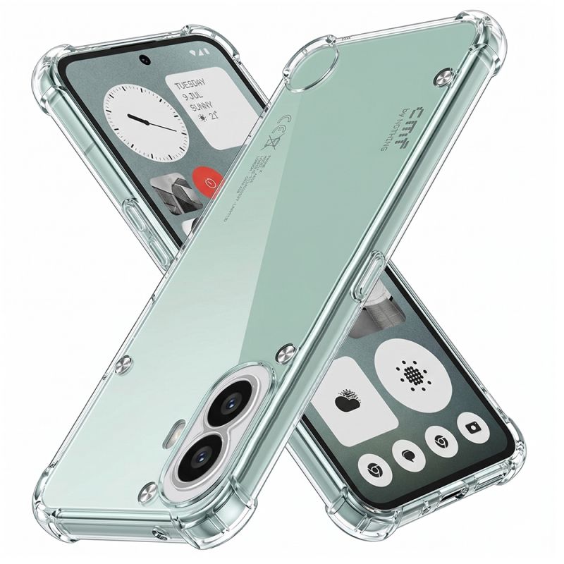 Husa pentru Nothing CMF Phone 1 - Techsuit Shockproof Clear Silicone - Clear