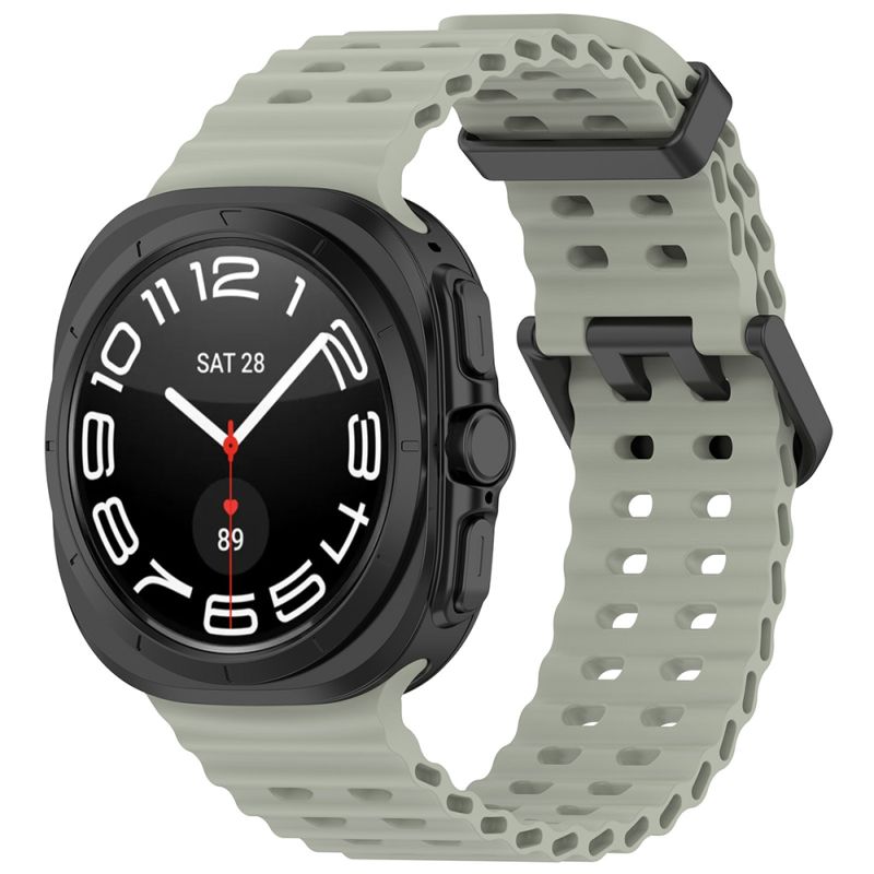 Curea pentru Samsung Galaxy Watch Ultra 47mm / Watch Ultra 2 - Techsuit Watchband (W062) - Light Green