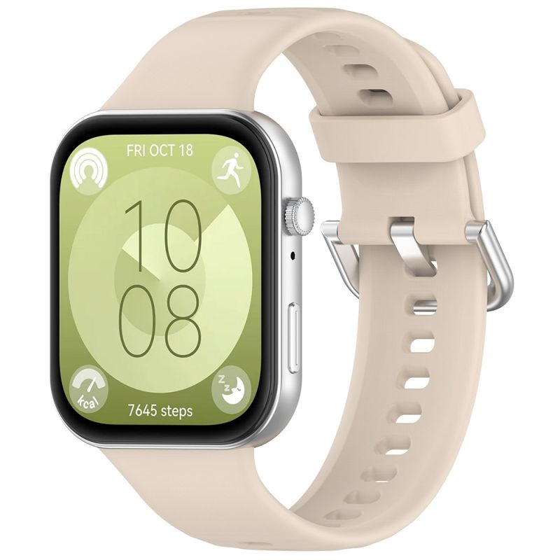 Curea pentru Huawei Watch Fit 3 / Fit 4 / Fit 4 Pro / Fit 5 / Fit 5 Pro - Techsuit Watchband 24mm (W061) - Beige