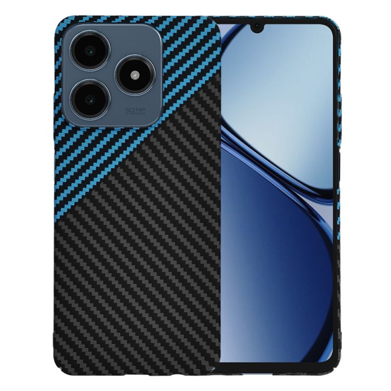 Husa pentru Realme C61 / Realme C63 - Techsuit Carbonite FiberShell - Blue Pulse