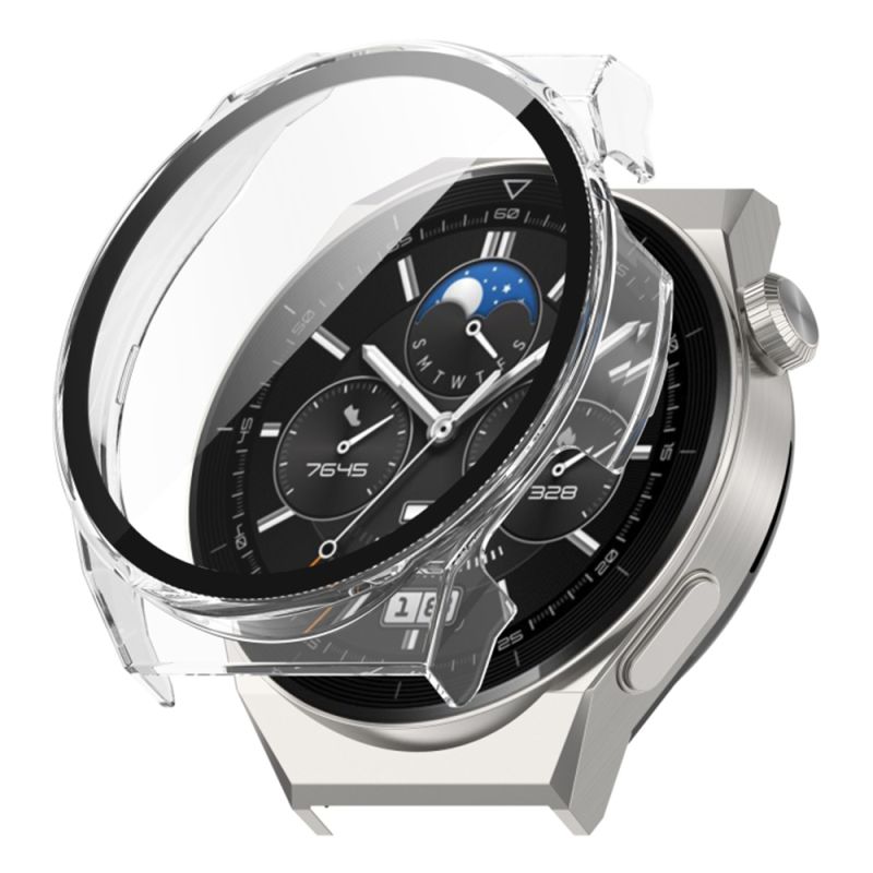 Husa pentru Huawei Watch GT 3 Pro (46mm) + Folie - Techsuit Defense360 Pro - Clear
