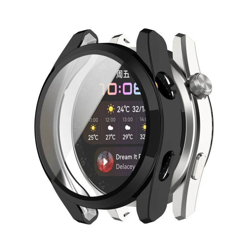 Husa pentru Huawei Watch 3 + Folie - Techsuit Defense360 Pro - Black