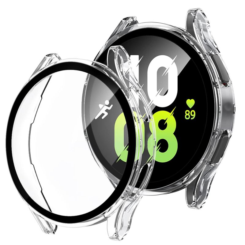 Husa pentru Samsung Galaxy Watch FE + Folie - Techsuit Defense360 Pro - Clear