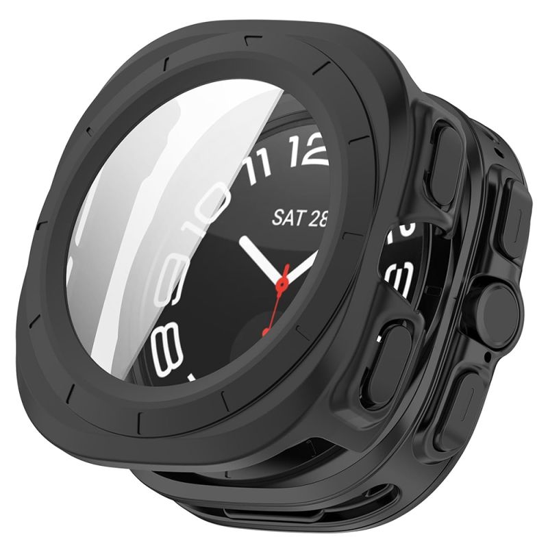 Husa pentru Samsung Galaxy Watch Ultra (47mm) + Folie - Techsuit Defense360 Pro - Black