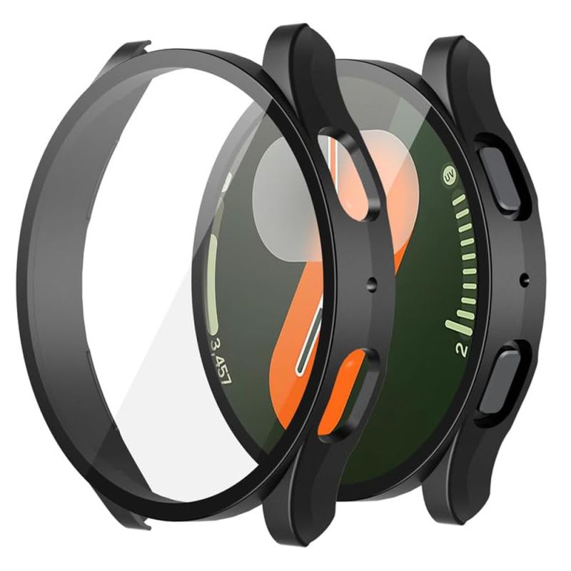 Husa pentru Samsung Galaxy Watch7 (40mm) + Folie - Techsuit Defense360 Pro - Black