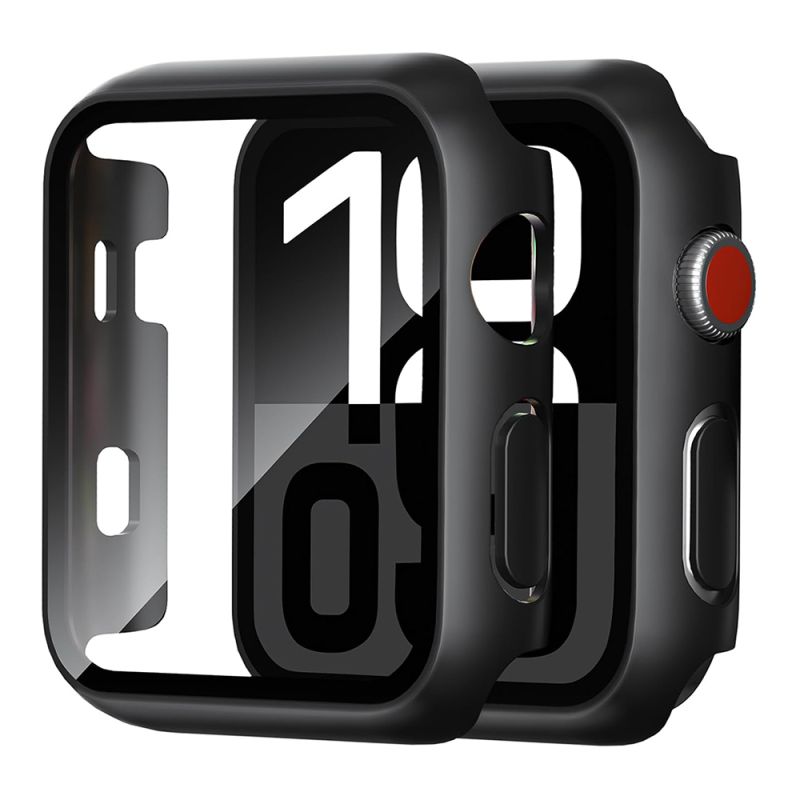 Husa pentru Apple Watch 1 / 2 / 3 (38mm) + Folie - Techsuit Defense360 Pro - Black