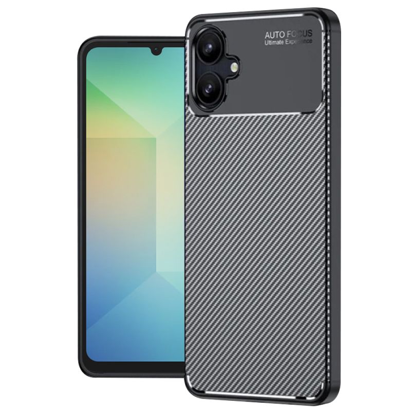 Husa pentru Samsung Galaxy A06 4G - Techsuit CarbonFiber - Black