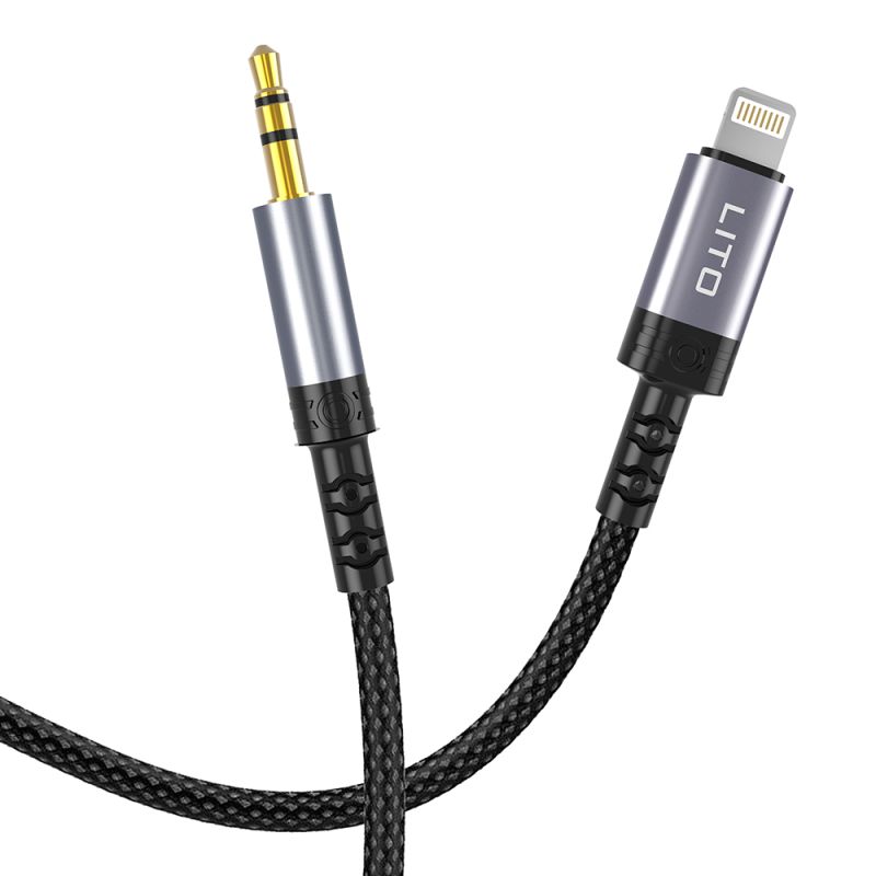 Cablu Adaptor Lightning la Jack - Lito (LA01L) - Black