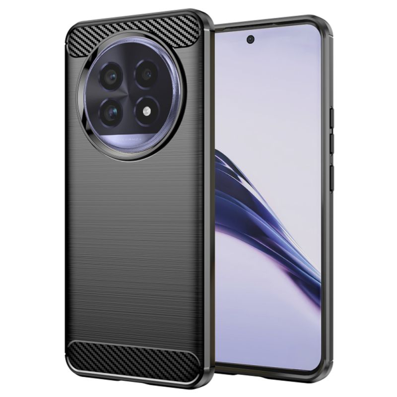 Husa pentru Realme 13 Pro / 13 Pro+ - Techsuit Carbon Silicone - Black