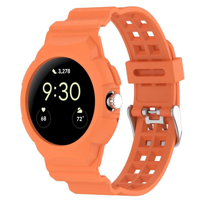 Curea pentru Google Pixel Watch / Watch 2 / Watch 3 / Watch 4 41mm - Techsuit Watchband (W065) - Orange