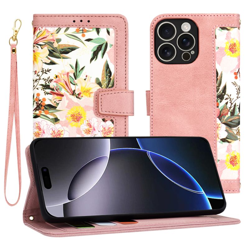 Husa pentru iPhone 16 Pro Max - Techsuit FlipCraft - Sweetheart Pink