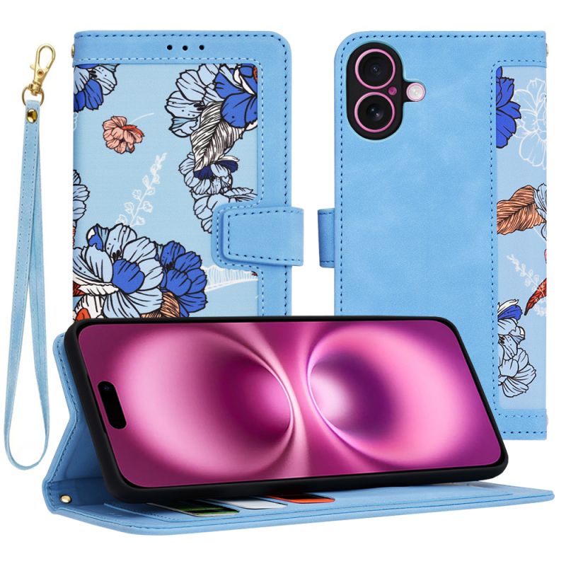 Husa pentru iPhone 16 Plus - Techsuit FlipCraft - Vibrant Blue
