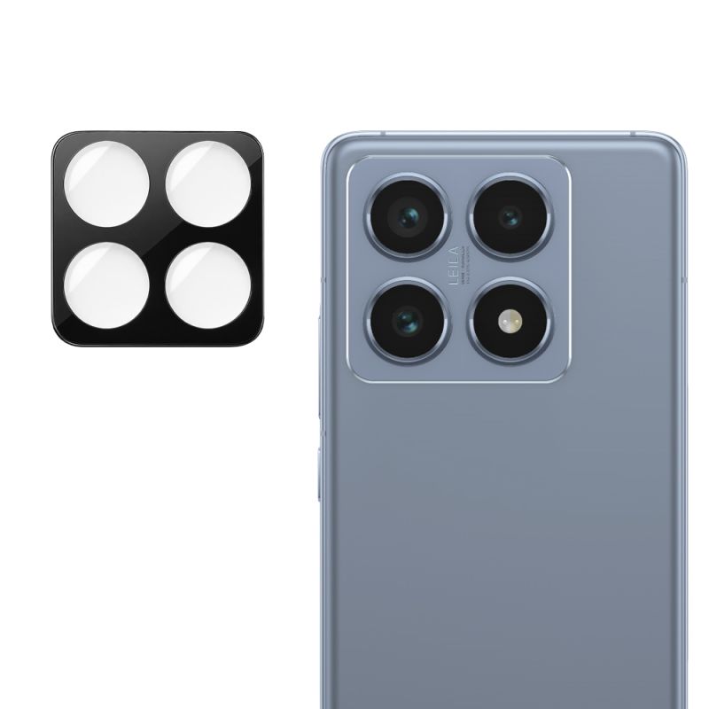 Folie Camera pentru Xiaomi 14T Pro - Techsuit Full Camera Glass - Black