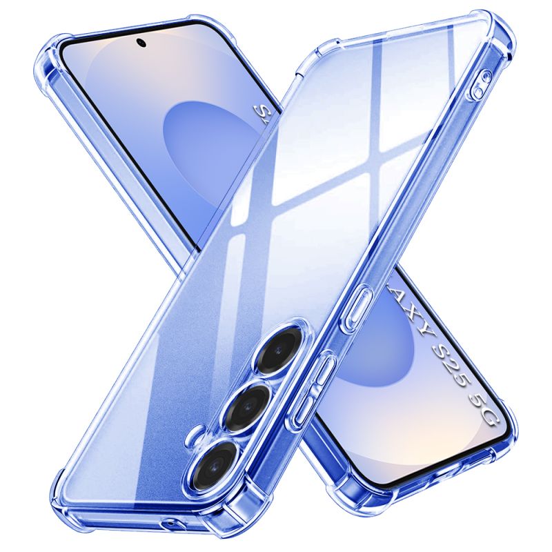 Husa pentru Samsung Galaxy S25 - Techsuit Shockproof Clear Silicone - Clear