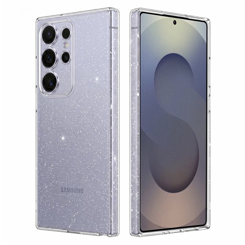 Husa pentru Samsung Galaxy S25 Ultra - Techsuit SparkleSkin Series - Clear