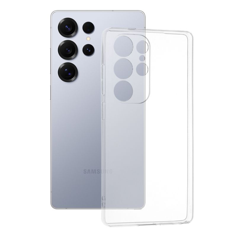 Husa pentru Samsung Galaxy S25 Ultra - Techsuit Clear Silicone - Transparent