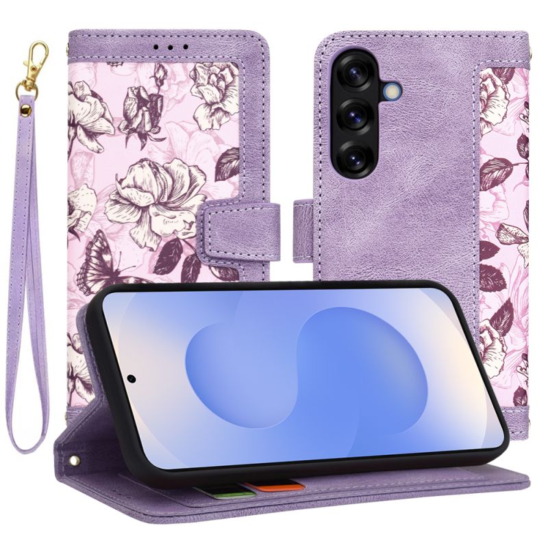 Husa pentru Samsung Galaxy S25 - Techsuit FlipCraft - Mysterious Purple