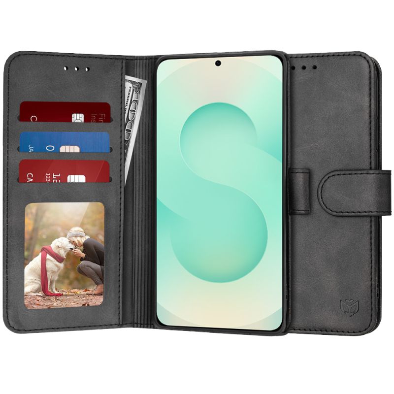 Husa pentru Samsung Galaxy S25 Plus - Techsuit Diary Book - Black