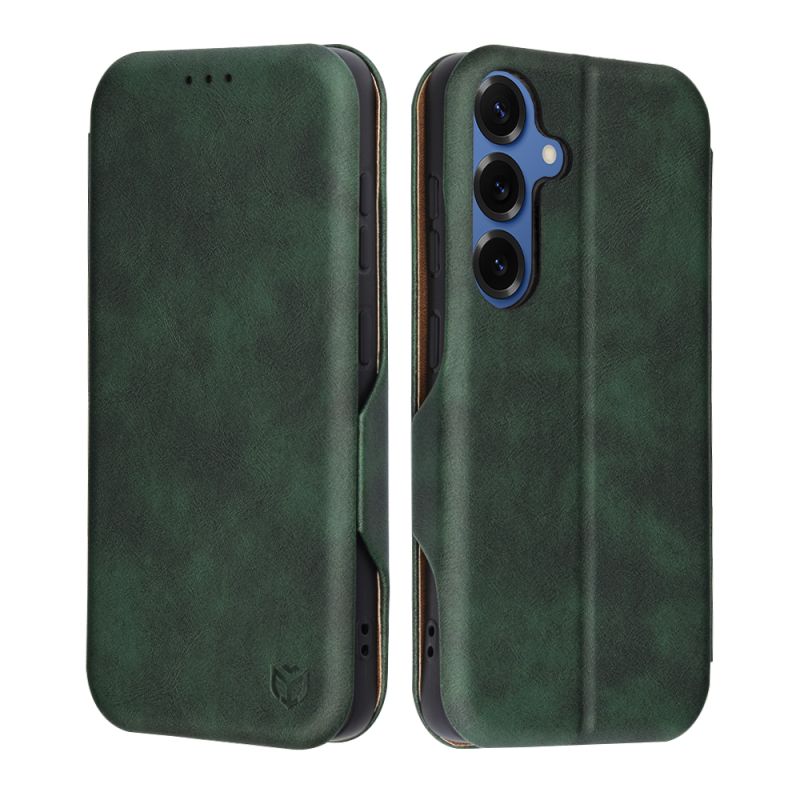 Husa pentru Samsung Galaxy S25 - Techsuit Safe Wallet Plus - Green